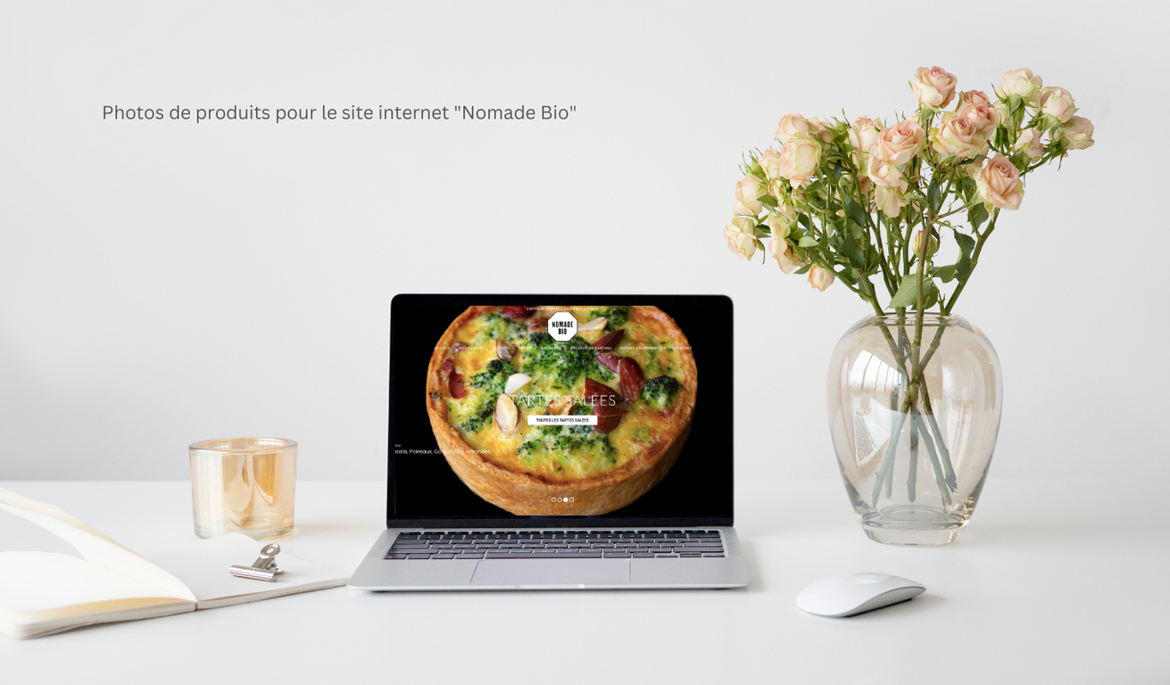 Shooting Photos pour le site Nomade bio